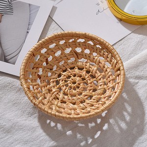 Bandeja de ratán natural 100%, cesta de comida tejida a mano para servir, cesta de almacenamiento de Vietnam FBA para Amazon - Product Image 2