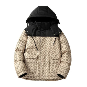 Chaqueta de Invierno para Hombre, Personalizable con Logotipo, Talla Grande, Ligera, de Algodón, para Exteriores, Acolchada, Forrada de Felpa, Impermeable - Product Image 6