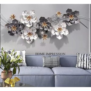 Leaf Designer Metal Multi Color Decoración de pared Arte La mejor calidad Gran arte de pared de metal para interiores y exteriores a precio al por mayor - Product Image 3