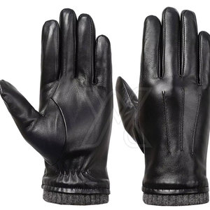 Gants d'hiver en cuir respirants à écran tactile, résistants aux coupures, écologiques, vente directe usine, prix bas, vente en gros - Product Image 2