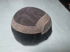 Meilleure vente Perruque de cheveux Remy Mono Front Lace pour hommes Transparent HD Lace Toupee Taz Hair Bangladesh Perruques de cheveux humains de haute qualité - Product Image 6