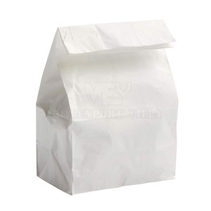 Sac de papier inférieur carré de poulet de hot-dog de kebab recyclable écologique de BBQ pour la nourriture chaude - Product Image 5