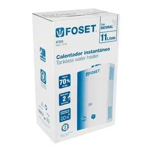 11L riscaldatore istantaneo scaldabagno a Gas scatola con 1 unità e 2 servizi di Gas naturale Foset - Product Image 3