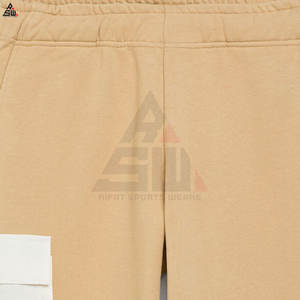 กางเกงผ้าฝ้ายผู้ชายน้ำหนักเบาระบายอากาศได้ดีเป็นมิตรกับสิ่งแวดล้อมผ้าฟลีซลำลอง100% - Product Image 3