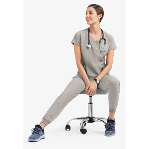 Uniformes Médicos Profesionales de Manga Corta para Mujer, Uniformes de Enfermería con Cuello en V para Hospital - Product Image 1