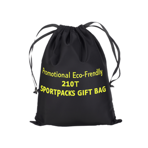 Sacche Sportive Promozionali Ecologiche 210T con Coulisse, Borsa Regalo - Product Image 3