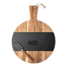 Planche à découper en bois de nouvelle conception pour salade, légumes et fruits avec finition naturelle, planche à découper pour servir la salade - Product Image 1