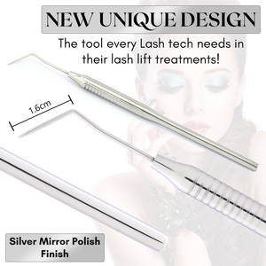 Herramienta de Lifting de Pestañas al por Mayor, Separador de Pestañas de Acero Inoxidable, Herramienta de Belleza para Salón, para Lifting de Pestañas, Extensiones y Manualidades DIY - Product Image 6
