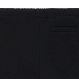 Classic Fleece <b>Black</b> <b>Shorts</b> for <b>Men</b> and Women Soft Comfortable Casual Everyday Wear Embroidered Solid Pattern for Lounging Gym - Product Image 5