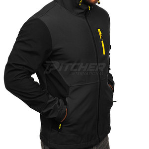 Trendy Breathable <b>Men's</b> Hooded Softshell <b>Jacket</b> <b>for</b> Winter-Customizable Design Windproof & Eco-Friendly - Product Image 5