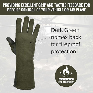 Precio al por mayor Calidad Fabricante Nomax Guantes de vuelo Nomex Auto Racing y Kart Racing Guantes de seguridad - Product Image 5