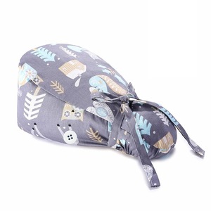 Nouveaux casquettes d'allaitement médical unisexe chapeaux de gommage 100% épais coton chapeaux chirurgicaux Premium laboratoire pharmacie travail Skullcaps casquettes de dentiste - Product Image 2