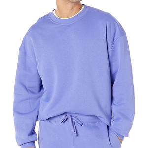 สเวตเชิ้ตออกกำลังกายผ้านุ่มสำหรับผู้ชายชุดกีฬาผ้าคอตตอนผสมระบายอากาศได้ดีน้ำหนักมากสำหรับผู้ชาย - Product Image 1