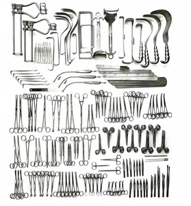 Juego de Instrumentos Quirúrgicos para Laparotomía de Alta Calidad, 197 Piezas, Instrumentos de Cirugía Abdominal, Kit de Herramientas Médicas Profesionales - Product Image 1