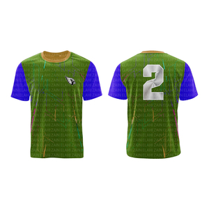 Camiseta sólida de secado rápido ODM personalizada al por mayor 260 Gsm poliéster/algodón Anti-Pilling transpirable respetuoso con el medio ambiente Fitness Zain Elahi - Product Image 4
