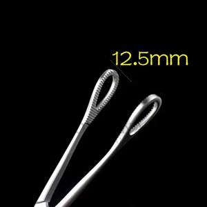 Éponge tenant pince courbée droite dentelée 25cm pince de chirurgie générale pince éponge médicale - Product Image 5