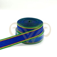 Medalla de seda sólida cintas correas encaje trenza adornos marca de agua personalizada efecto Moire para uniformes de servicio y medallas ceremoniales