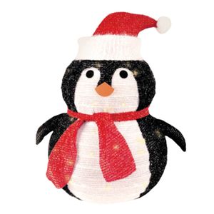 Pinguino LED Pieghevole per Uso Esterno, Alimentato a Batteria, 60x54x36cm (GSC 204690045) - Product Image 1