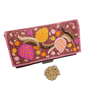 2024 Latest Fashion <b>Beaded</b> <b>Handbag</b> with Diamonds Pearl Decoration Best Selling Open Closure Purse Direct India Wholesale Price - Product Image 1