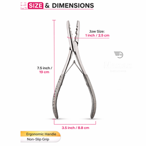 Hair Extension Tools Kit Includes Micro Bead Pliers <b>Wig</b> <b>Clips</b> Loop Tool Quick Parting Tool Scissors Needles Salon Use - Product Image 2