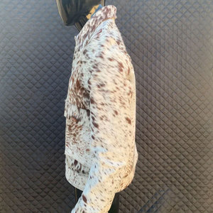 Chaqueta de cuero de vaca desgastada de primera calidad Chaqueta de cuero de vaca de hombre con diseño de logotipo personalizado de alta calidad a la venta - Product Image 4