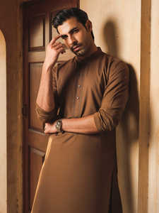 Trajes Salwar Kameez para hombre de alta calidad, ropa informal de nuevo diseño con mangas regulares, puños, ropa India pakistaní, venta al por mayor - Product Image 5