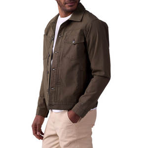 Wholesale Custom 100% Cotton <b>Canvas</b> Men's <b>Jackets</b> Quilted New Design Breathable Winter Wear Best Style <b>Canvas</b> <b>Jacket</b> For Man - Product Image 3