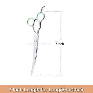 Tijeras de Peluquería Profesionales Curvas de Acero Inoxidable, Tijeras para Cortar Cabello, Tijeras de Peluquería Profesionales Curvas - Product Image 5