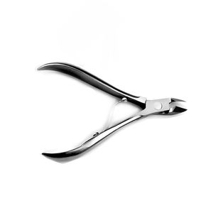 Coupe-ongles de vente chaude avec pointe pointue à ressort unique et poignée simple pour manucure dans les salons en acier - Product Image 2