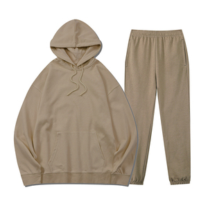 Conjunto de ropa deportiva personalizada para hombre al por mayor, chaqueta con cremallera a rayas de algodón y pantalones de chándal para correr de invierno, sudaderas con capucha de talla 6XL - Product Image 3