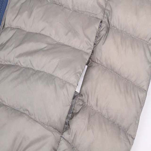 Manteau d'hiver en jean matelassé imperméable pour hommes Veste coupe-vent à capuche avec fermeture à glissière complète Style de rue Service OEM personnalisé à l'avant - Product Image 5