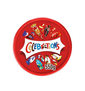 Coffret cadeau de chocolat mélangé Celebrations 550g Royaume-Uni pour l'exportation - Product Image 1