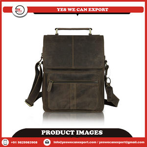 Unisex Vintage Custom Genuine <b>Leather</b> <b>Messenger</b> <b>Bag</b> Handmade Crossbody Sling Design Eco-friendly Fashion Bohemian Thread Newest - Product Image 3