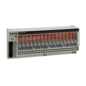 Base per relè elettromeccanico SCHNEIDER ELECTRIC ABE7R16T212 con 10 mm di spessore, 16 canali - Product Image 1