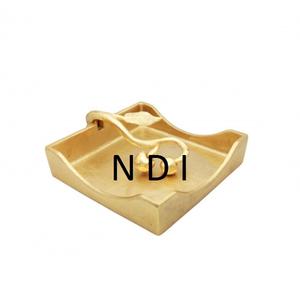 Porte-serviettes de table au design exclusif, finition dorée, pour la maison, les hôtels, les mariages et les restaurants. - Product Image 1