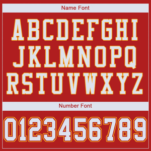 American Football Jersey Breathable <b>Mesh</b> Team Uniform <b>Red</b> Color Custom Design Football <b>Mesh</b> Jersey For College Youth Sportswear - Product Image 5