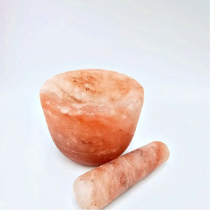 Pequeña cocina estilo amor alta calidad artesanías naturales talladas mortero Maja especias herramienta sin Base sal decoración pequeño diseño - Product Image 3