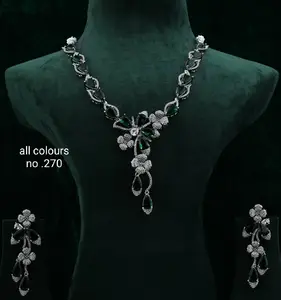 Set di gioielli da donna di lusso Premium Set di orecchini in acciaio inossidabile placcati in zinco alla moda e alla moda