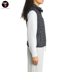 Muestra gratis al por mayor de algodón personalizado Sexy sin mangas de las mujeres chalecos y chalecos Top diseño transpirable - Product Image 3