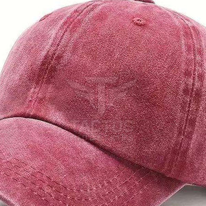 หมวกแก๊ปผ้าฝ้ายแท้ 100% บริการ OEM ออกแบบโลโก้ตามสั่ง หมวกแก๊ปลำลองสำหรับทุกเพศ ผลิตในปากีสถาน ขายดีอันดับต้นๆ - Product Image 5