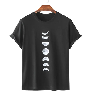เสื้อยืดผู้ชายขายดี ผ้าฝ้าย 100% รุ่นใหม่ ลายเรียบ คอกลม ผ้าถักเนื้อบาง แขนสั้น พิมพ์ลายโลโก้ ผลิตในปากีสถาน - Product Image 1