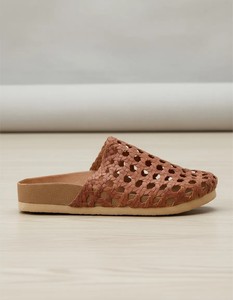 Zuecos de punto hueco para mujer, mules cerrados, suaves, planos, fáciles de poner, transpirables, ligeros, cómodos, para interior y exterior - Product Image 5