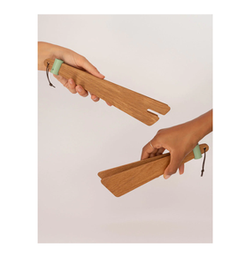 Antique Salad <b>Serving</b> <b>Tong</b> Best Selling Product Fish Design Daily Ware Use Restaurant Wooden <b>Tongs</b> Top Quality Product - Product Image 3