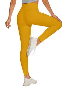 Leggings de Yoga para Mujer, Material Duradero, Precio al por Mayor, Logotipo/Colores Personalizados, Antiarrugas, Calidad Premium, Cintura Elástica - Product Image 5