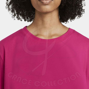 Haut court doux extensible pour femmes à la mode avec des T-Shirts d'été à col rond en tissu 100% coton pour Logo imprimé personnalisé - Product Image 3
