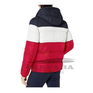 Chaqueta acolchada con logotipo personalizado para hombre, chaqueta de invierno, abrigo de bombardero con burbujas, ropa de abrigo acolchada, diseño de moda con cremallera elegante - Product Image 3