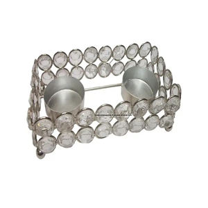 Porte-bougie en cristal au design moderne pour décorations de mariage, décorations de jardin à bon prix auprès d'un fournisseur en gros - Product Image 1