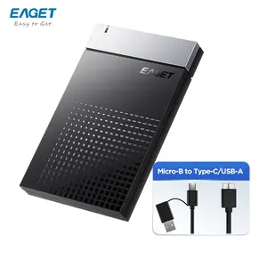 EAGET Custom 2.5-inch Type-C 3.1 External Enclosure 6Gbps USB interface Support 6TB For Phone PC SSD Case Hdd Enclosure