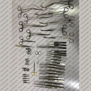 High Quality Stainless Steel Basic Vascular Surgery Set 50 PCS Reusable Surgical <b>Instruments</b> Manual ISO 13485 CE Certified A+ - Product Image 3