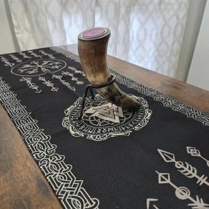 Decoración para el Hogar y Decoración Festiva, Decoración de Cuerno Natural, Portavelas con Atrapasueños, Técnica Pulida - Product Image 6